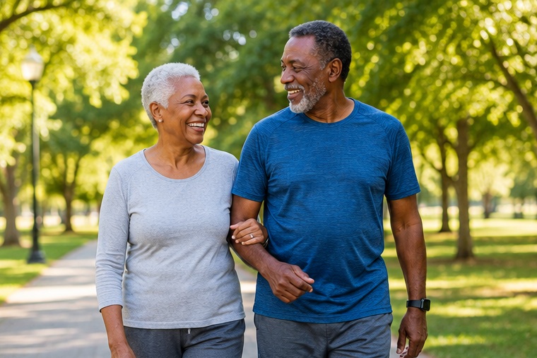 How to Prevent Falls and Stay Safe at Home healthy aging seniors walking